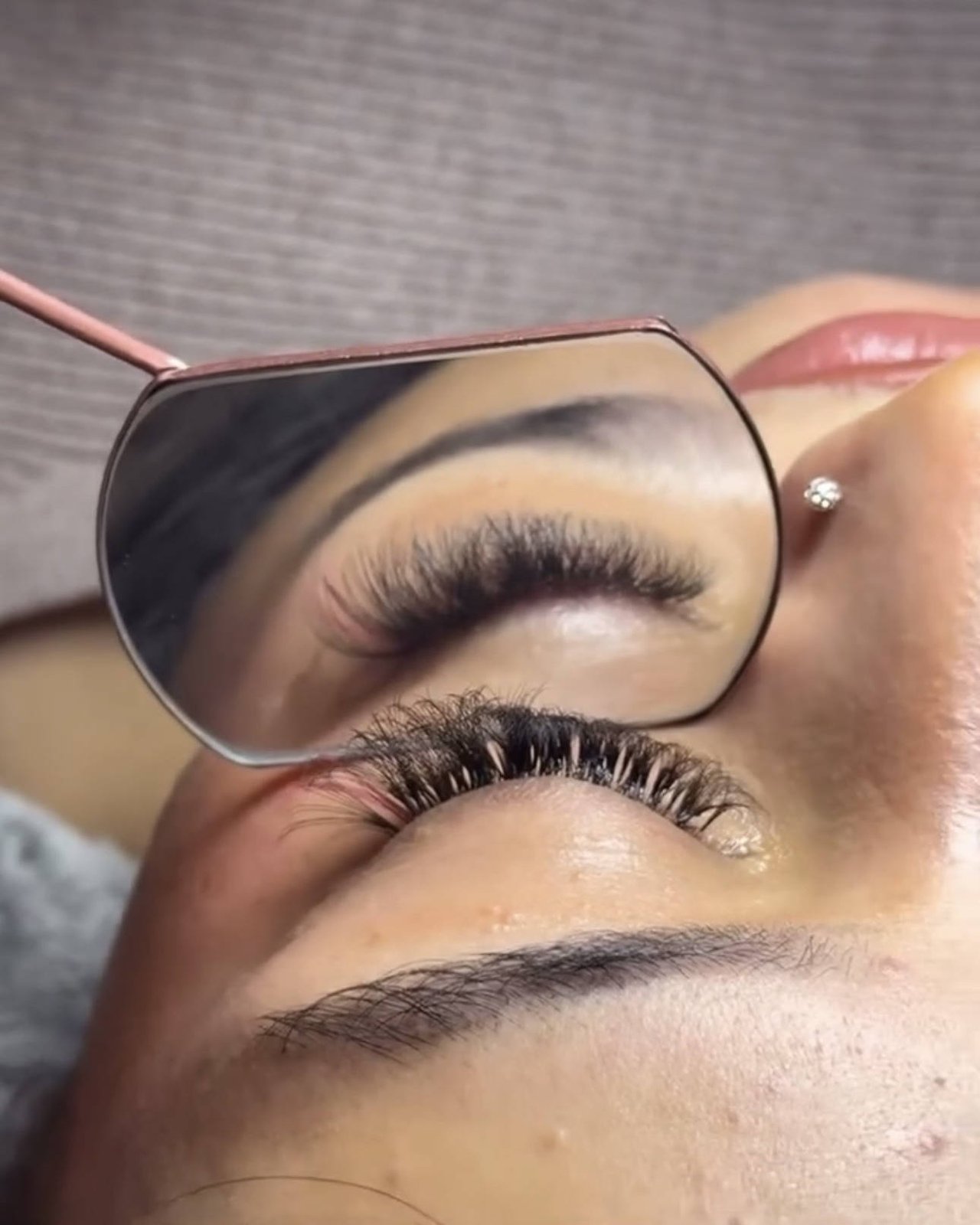 Wimpernverlängerung — Arbeit von SIAmore Cosmetics